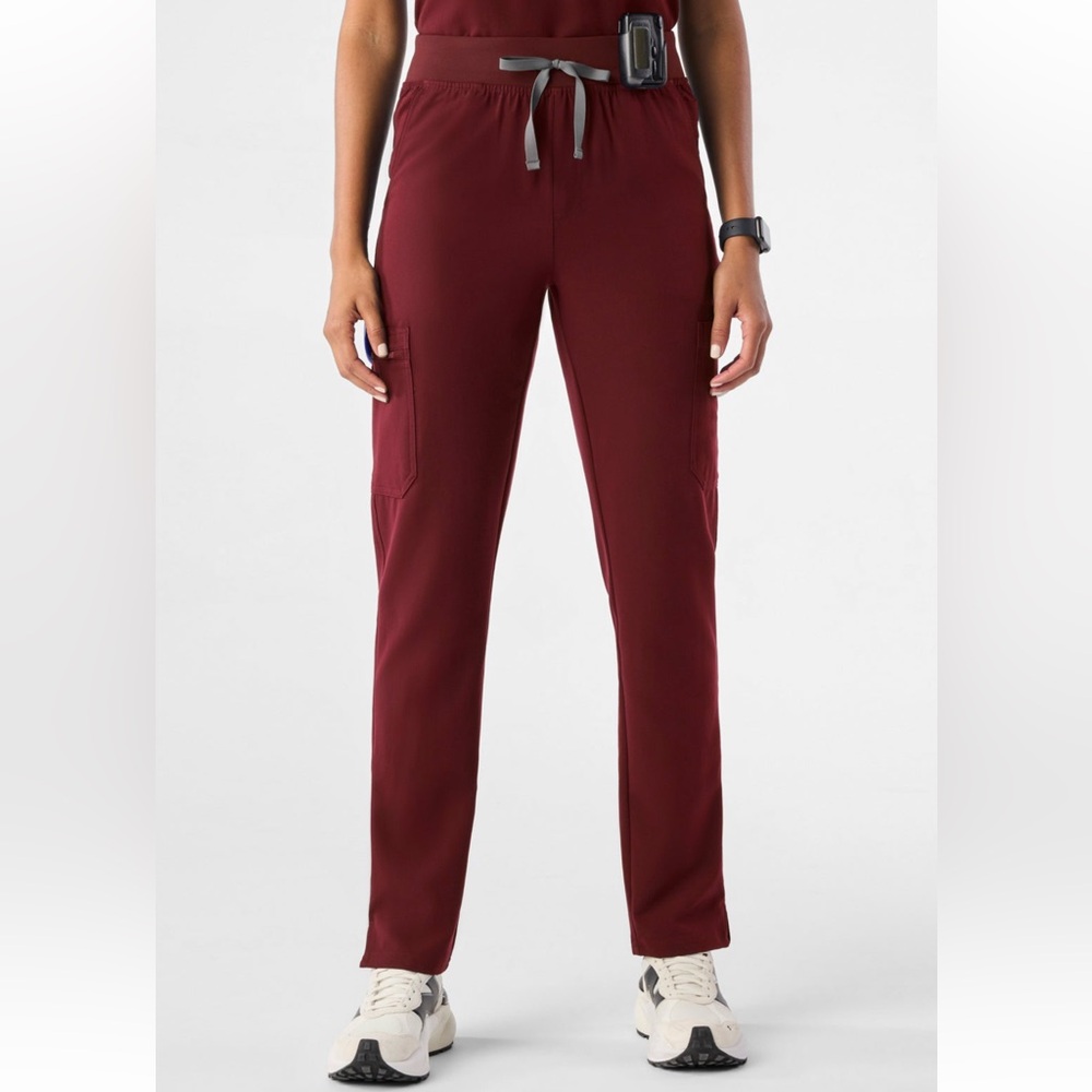 Figs Burgundy Yola Pants